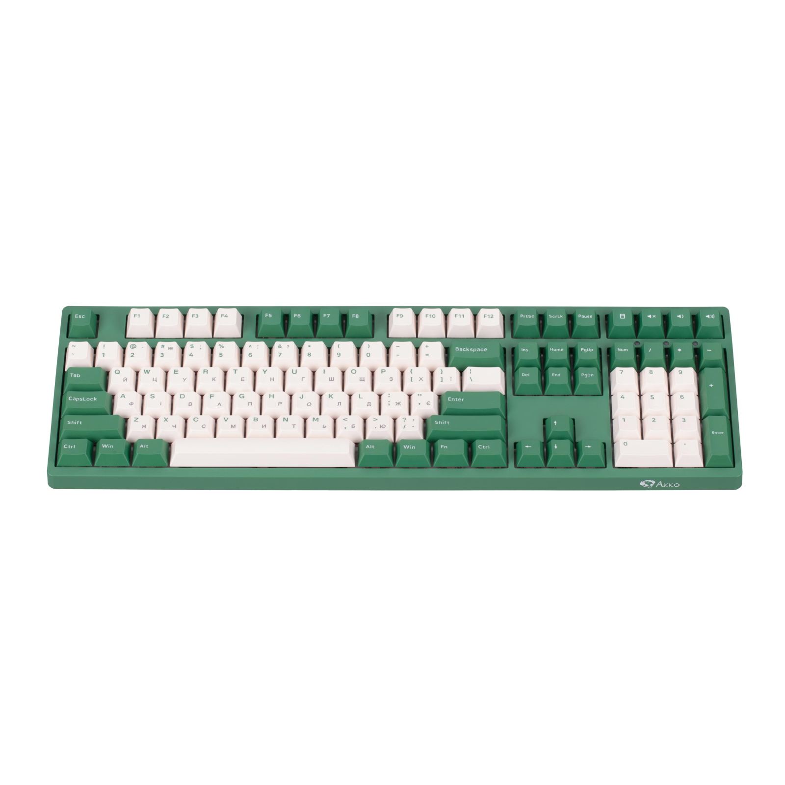 Клавіатура Akko 3108 DS Matcha Red Bean 108Key CS Blue V2 USB UA No LED Green (6925758605649) зображення 4