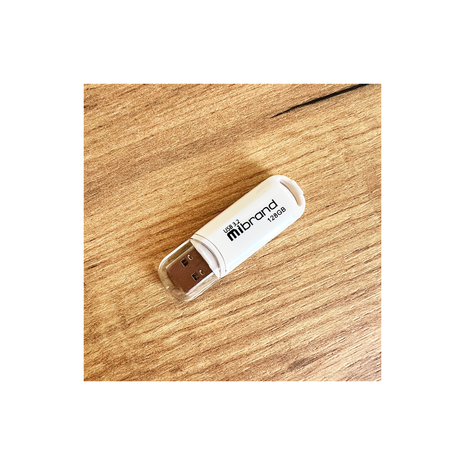 USB флеш накопитель Mibrand 128GB Marten White USB 3.2 (MI3.2/MA128P10W) изображение 2