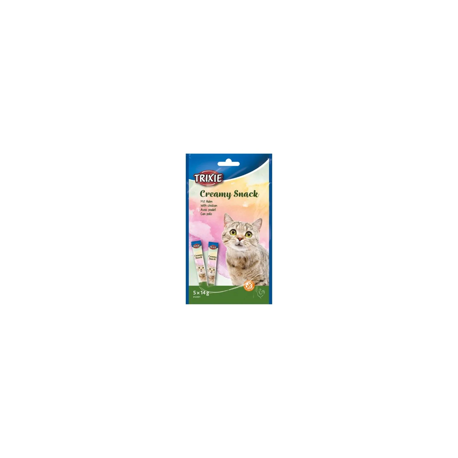 Лакомство для котов Trixie Creamy Snacks курица 14 г (4011905426815)