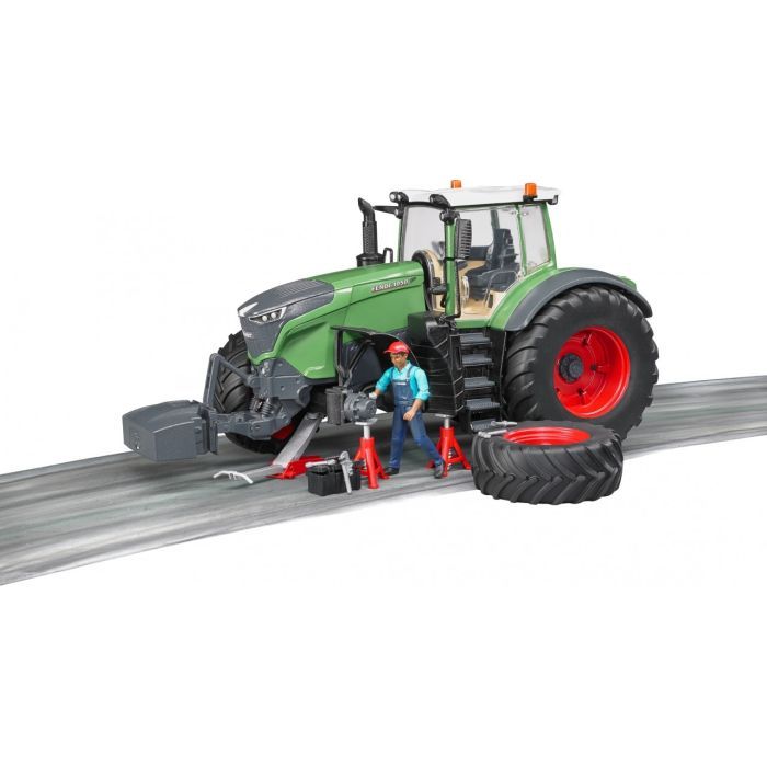 Спецтехника Bruder Трактор Fendt 1050 Vario с фигуркой и аксессуарами для ремонта (04041) изображение 7