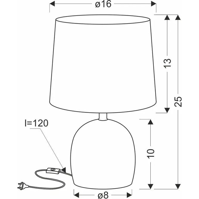Настольная лампа Candellux 41-24381 ADELINA (41-24381) изображение 3