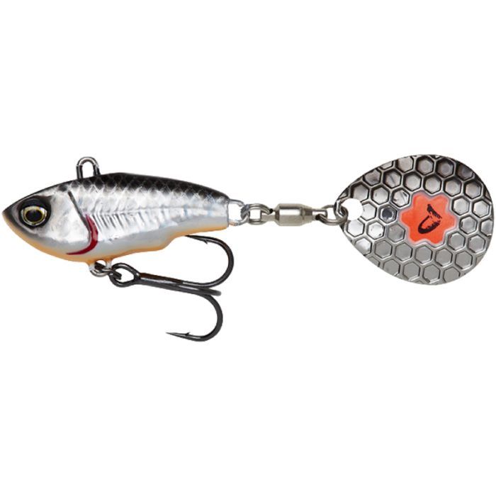 Блесна Savage Gear Fat Tail Spin 65mm 16.0g Dirty Silver (1854.44.08)