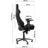 Кресло игровое GT Racer X-0712 Shadow Gray изображение 11