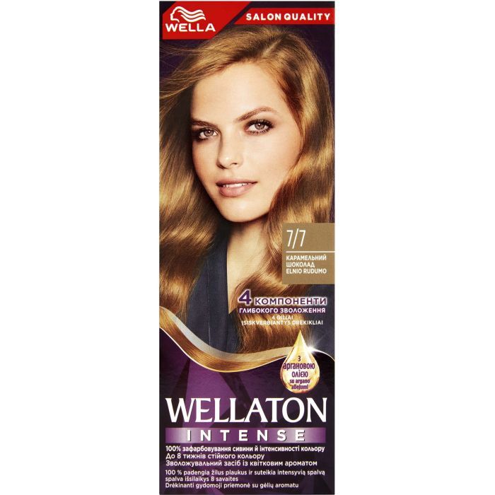 Краска для волос Wellaton 7/7 Карамельный шоколад 110 мл (4064666085685)