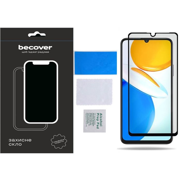 Стекло защитное BeCover Honor X7/X7A Black (710104) изображение 4