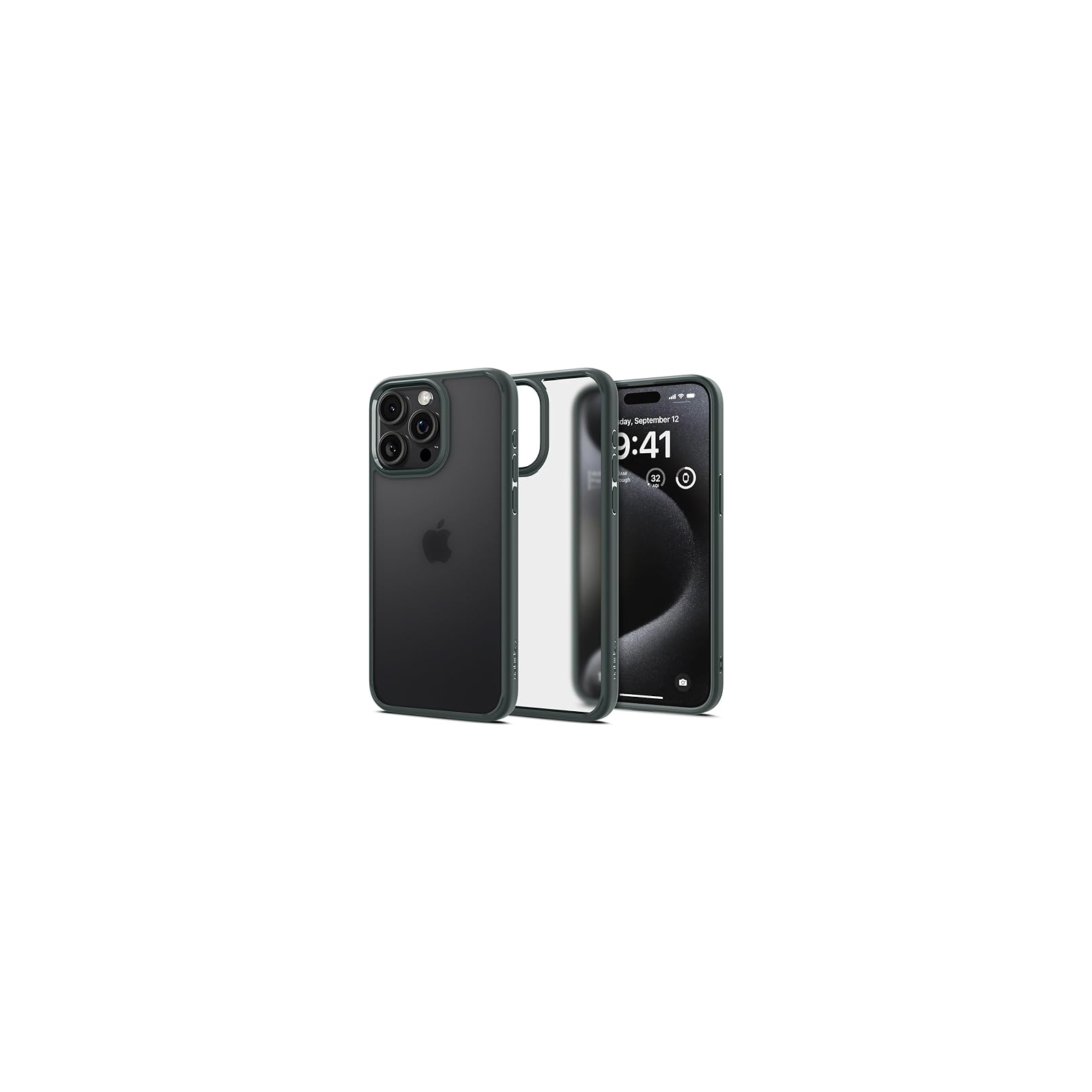 Чехол для мобильного телефона Spigen Apple iPhone 15 Pro Ultra Hybrid Frost Green (ACS06710) изображение 2