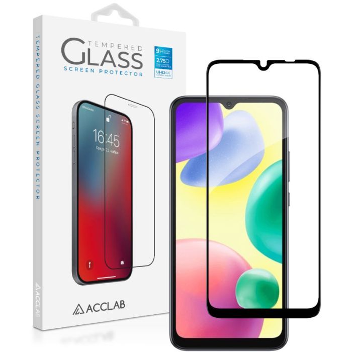 Стекло защитное ACCLAB Full Glue Xiaomi Redmi 10A (1283126537783) изображение 2