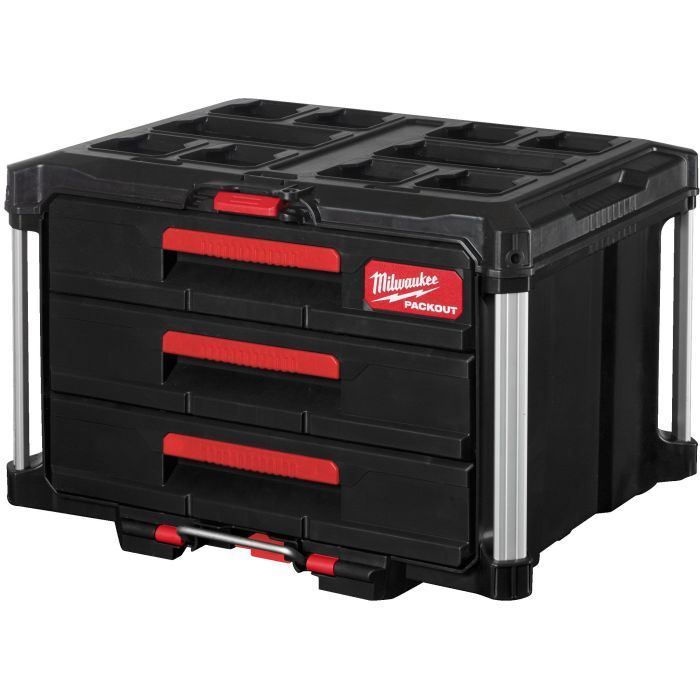 Ящик для інструментів Milwaukee PACKOUT з 3-ма висувними відсіками (4932472130) зображення 2