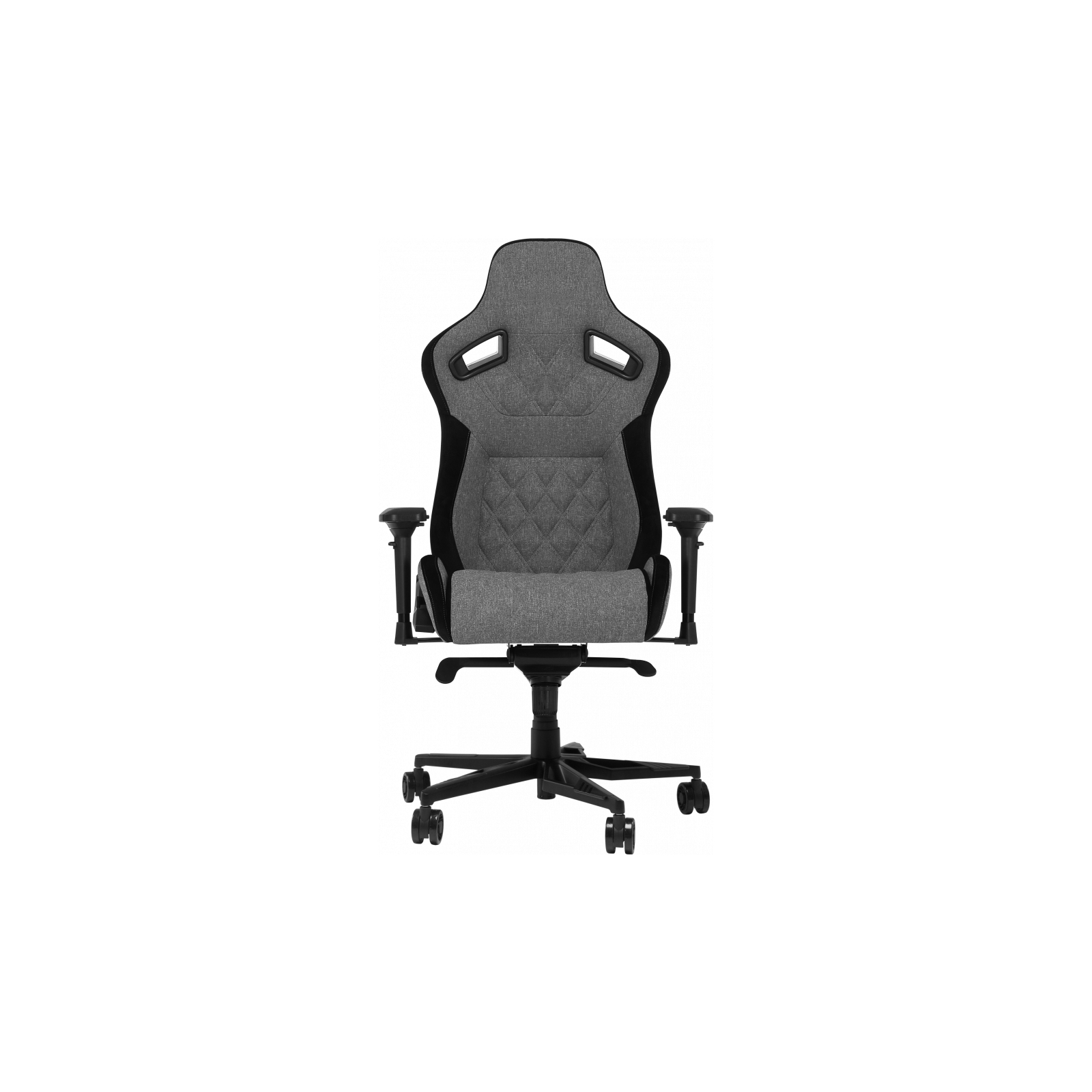 Крісло ігрове GT Racer X-0724 Fabric Gray/Black Suede зображення 3