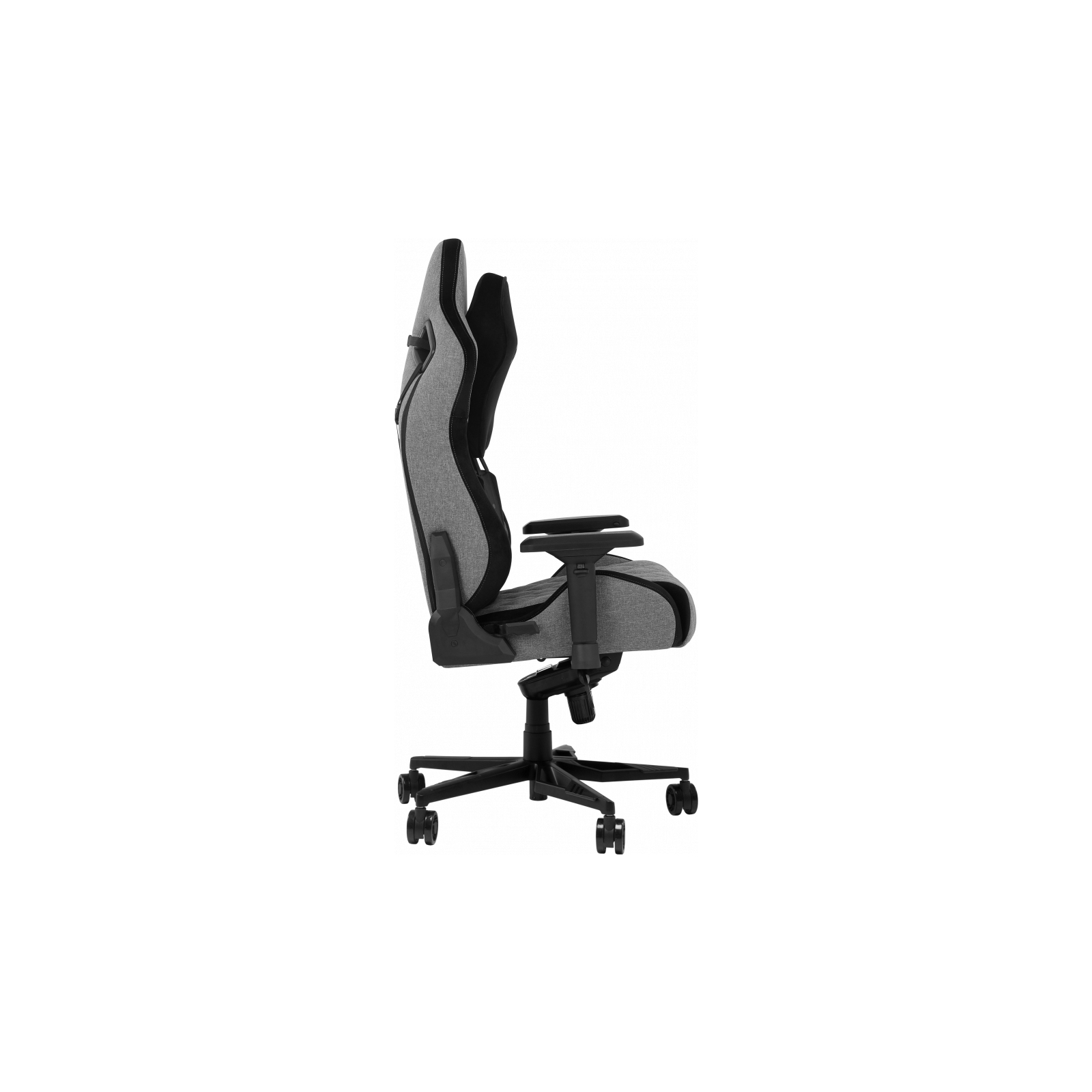 Крісло ігрове GT Racer X-0724 Fabric Gray/Black Suede зображення 4