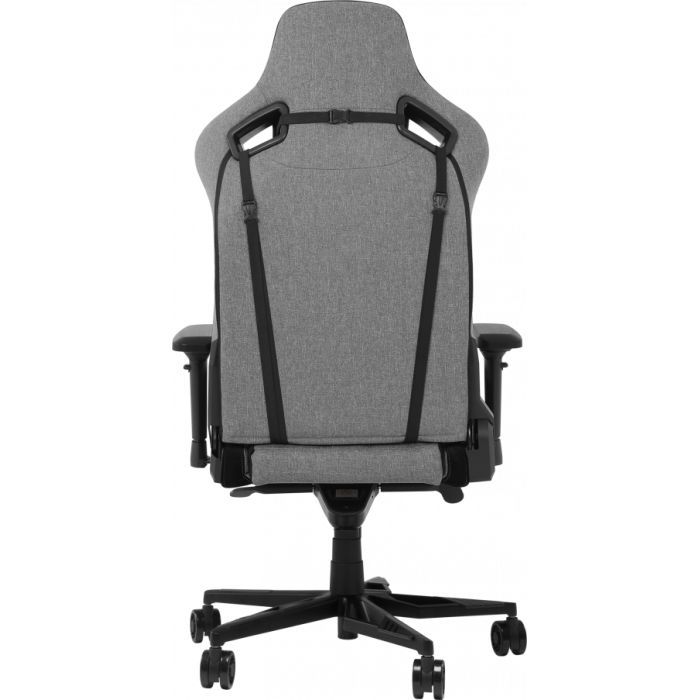 Кресло игровое GT Racer X-0724 Fabric Gray/Black Suede изображение 5