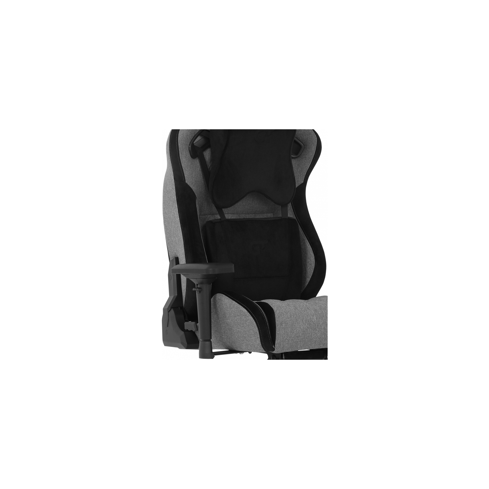 Кресло игровое GT Racer X-0724 Fabric Gray/Black Suede изображение 6