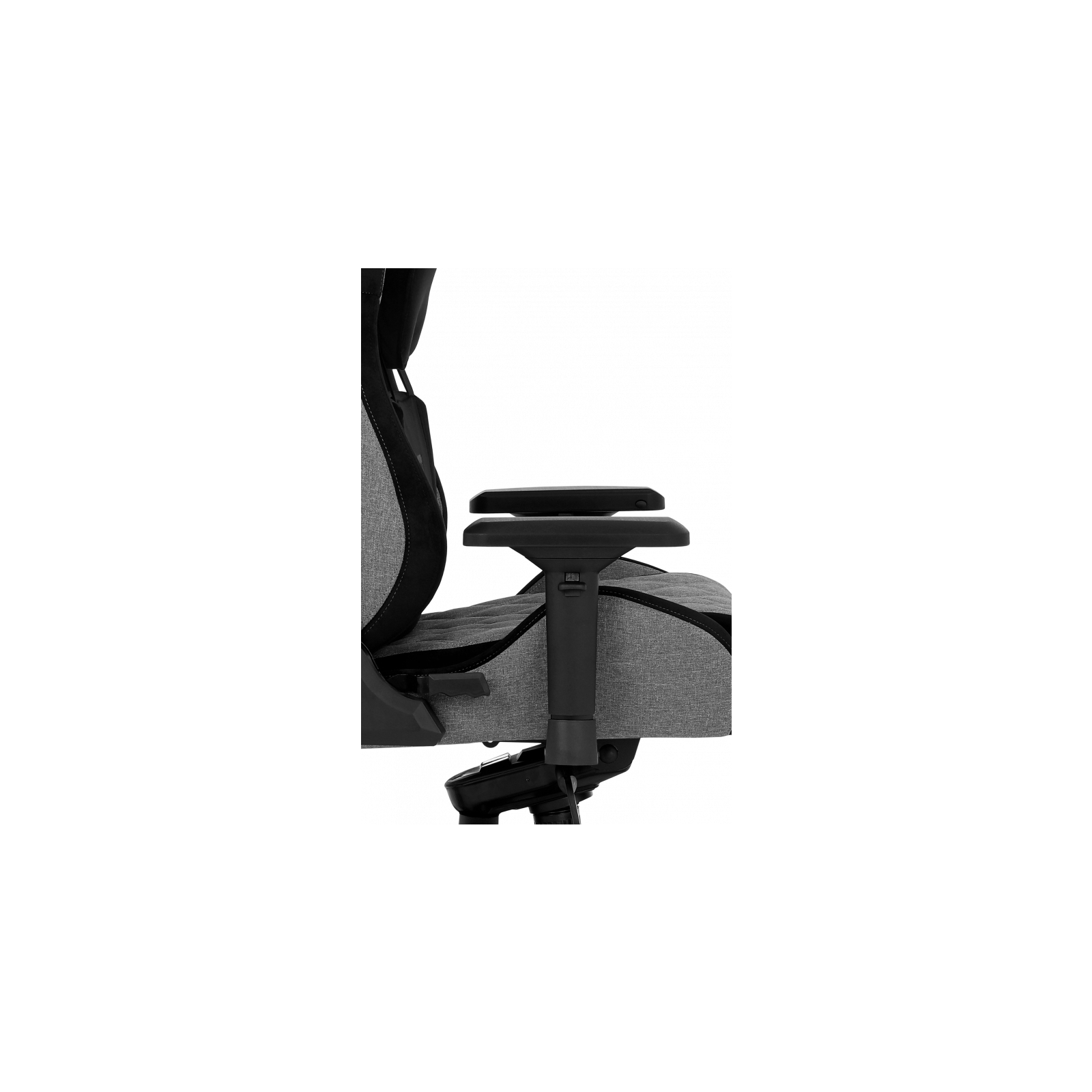 Кресло игровое GT Racer X-0724 Fabric Gray/Black Suede изображение 7