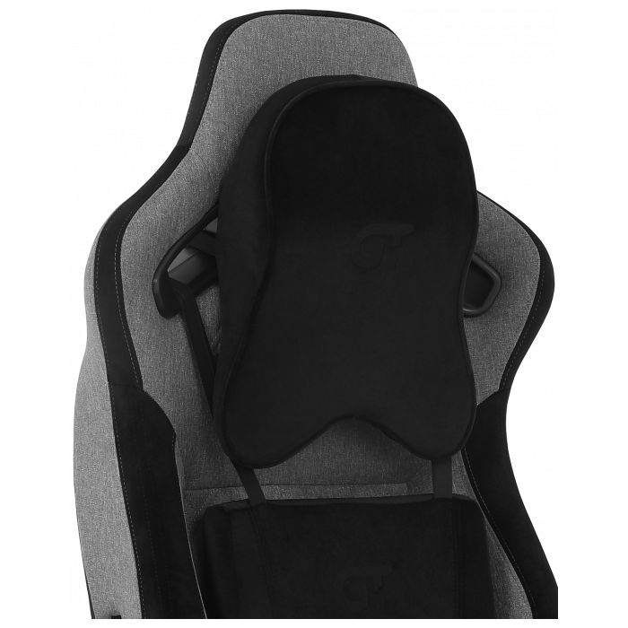 Кресло игровое GT Racer X-0724 Fabric Gray/Black Suede изображение 8