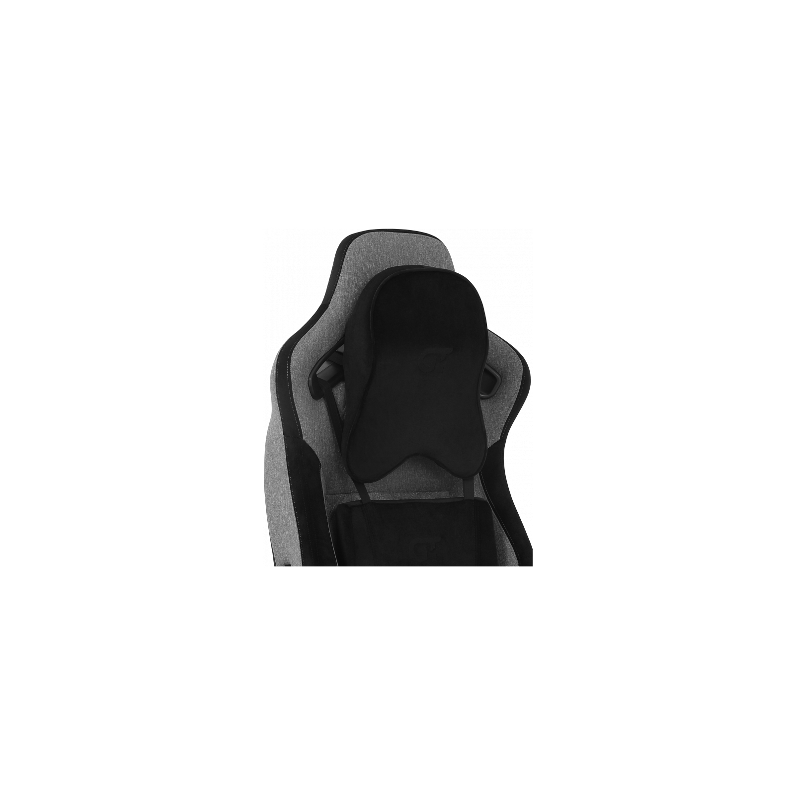 Кресло игровое GT Racer X-0724 Fabric Gray/Black Suede изображение 8