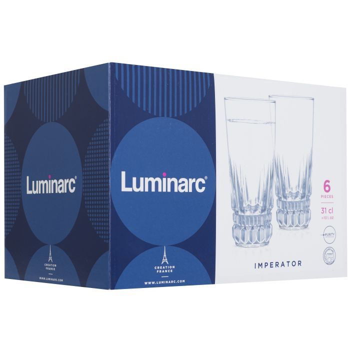 Набор стаканов Luminarc Imperator 310 мл високі 6 шт (N1288) изображение 3