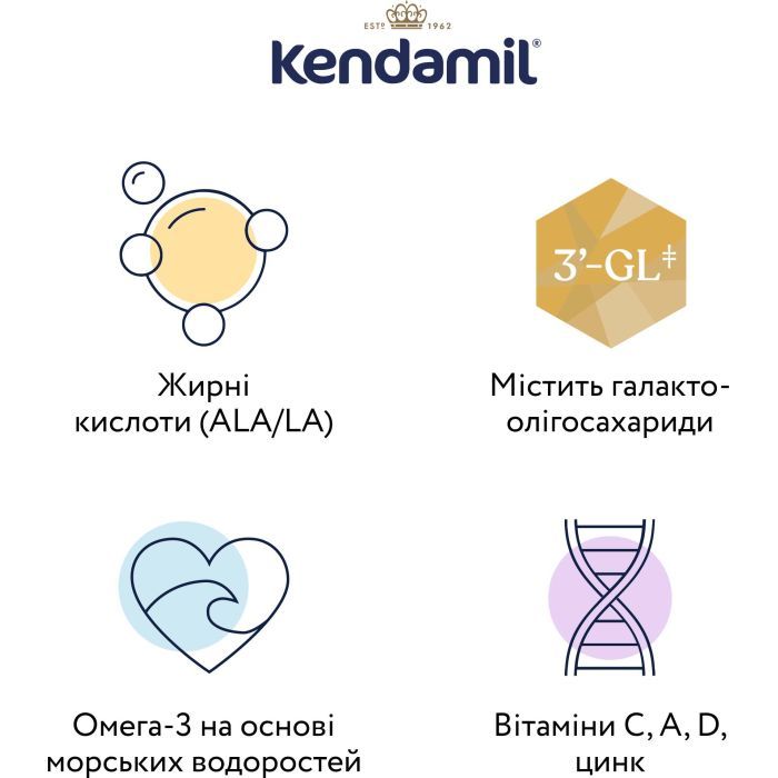 Дитяча суміш Kendamil Goat 2 на козячому молоці 6-12 місяців 800 г (92000019) зображення 3