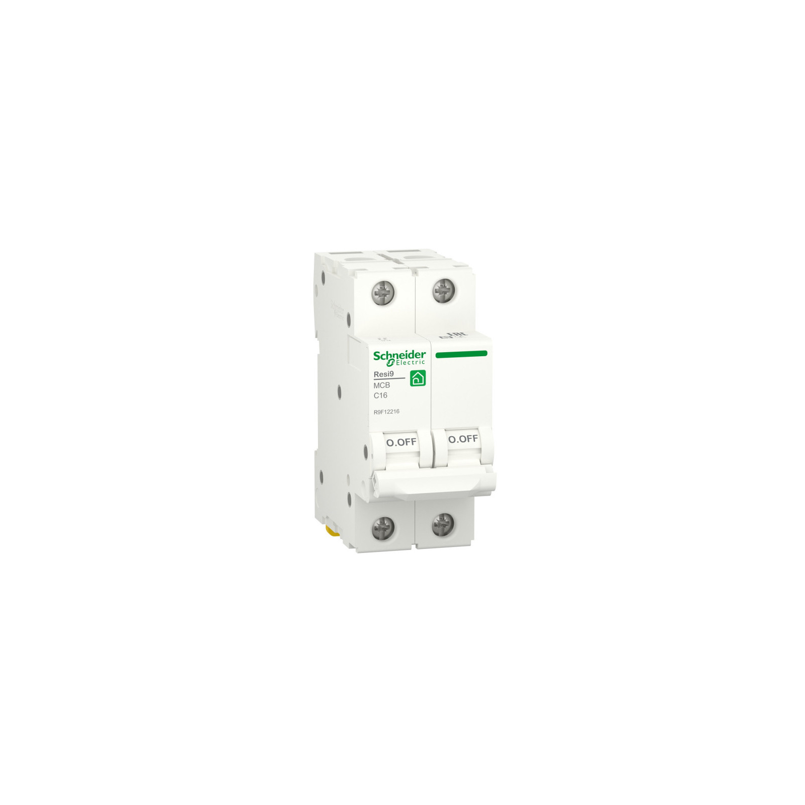 Автоматичний вимикач Schneider Electric RESI9 6kA 2P 16A C (R9F12216)