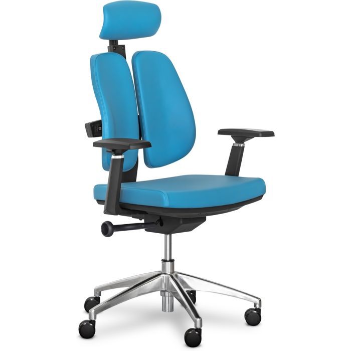 Офісне крісло Mealux Tempo Duo Blue (Y-551 KBL Duo) зображення 3