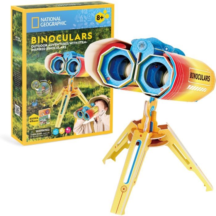 Пазл Cubic Fun Трехмерная головоломка-конструктор Stem Бинокль (DS1083h) изображение 4