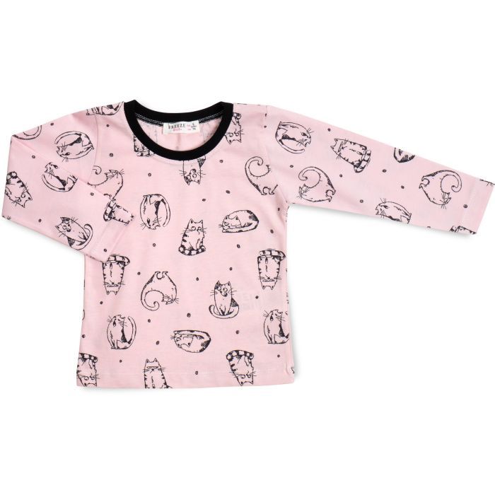 Піжама дитяча Breeze з довгим рукавом (17828-92G-pink) зображення 2