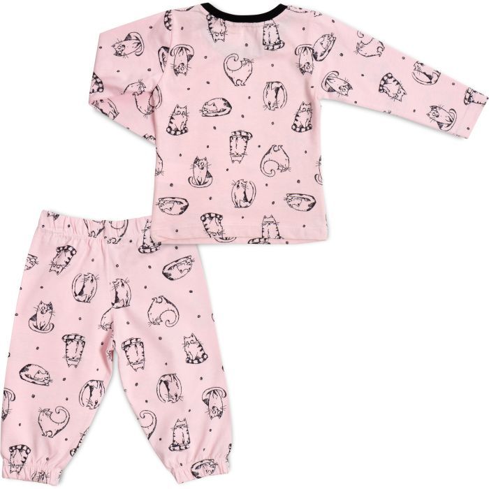 Піжама дитяча Breeze з довгим рукавом (17828-92G-pink) зображення 6