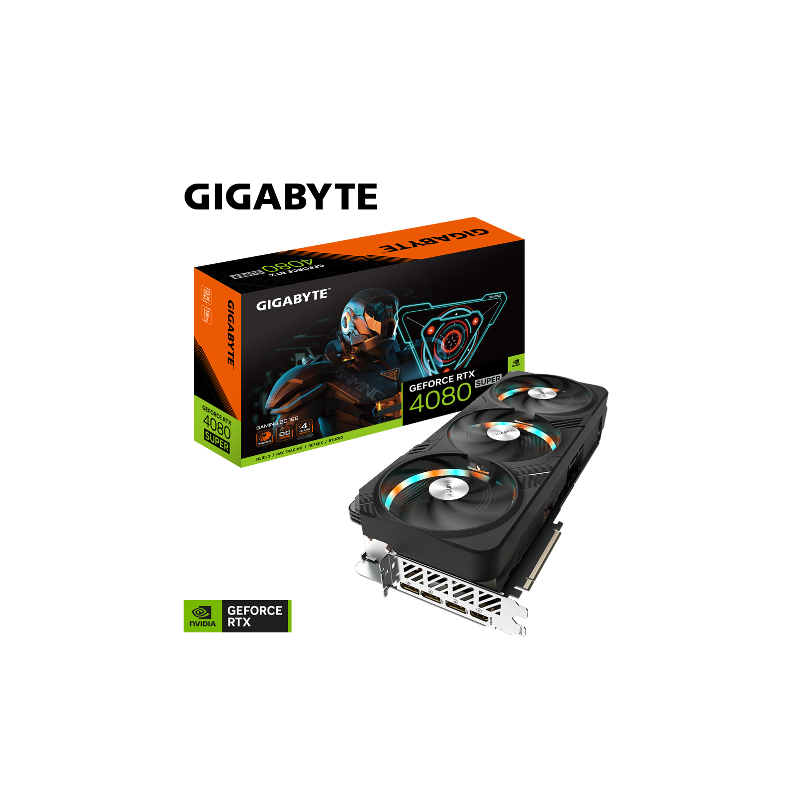 Відеокарта GIGABYTE GeForce RTX4080 SUPER 16Gb GAMING OC (GV-N408SGAMING OC-16GD) зображення 6