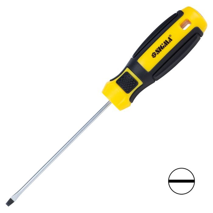 Отвертка Sigma шлицевая SL 3.0x100мм CrV Mega (4009161)