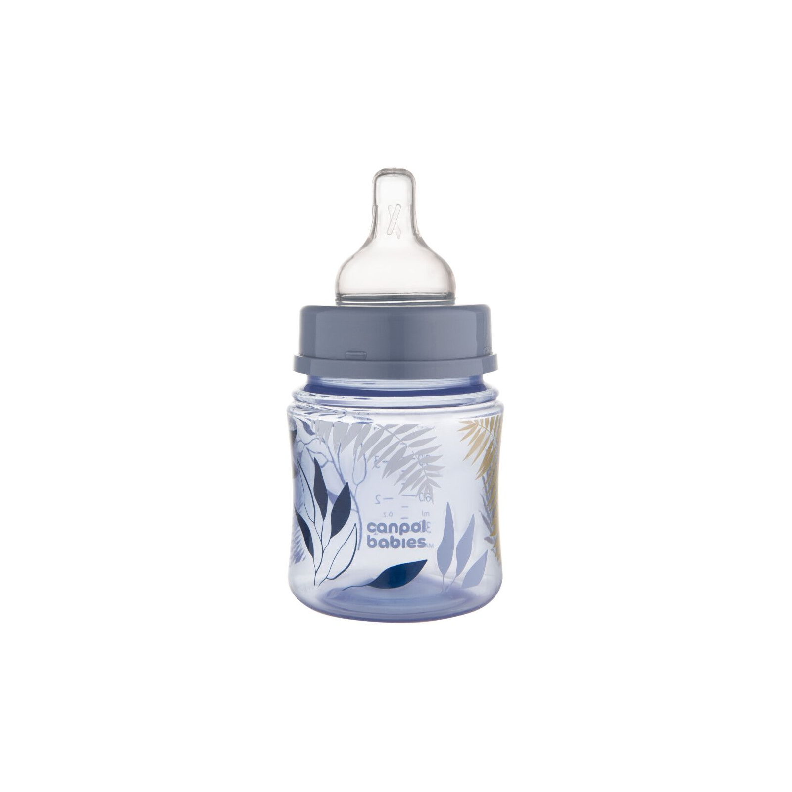 Пляшечка для годування Canpol babies Easystart GOLD 120 мл антикол. з широк. блакитна (35/239_blu) зображення 2