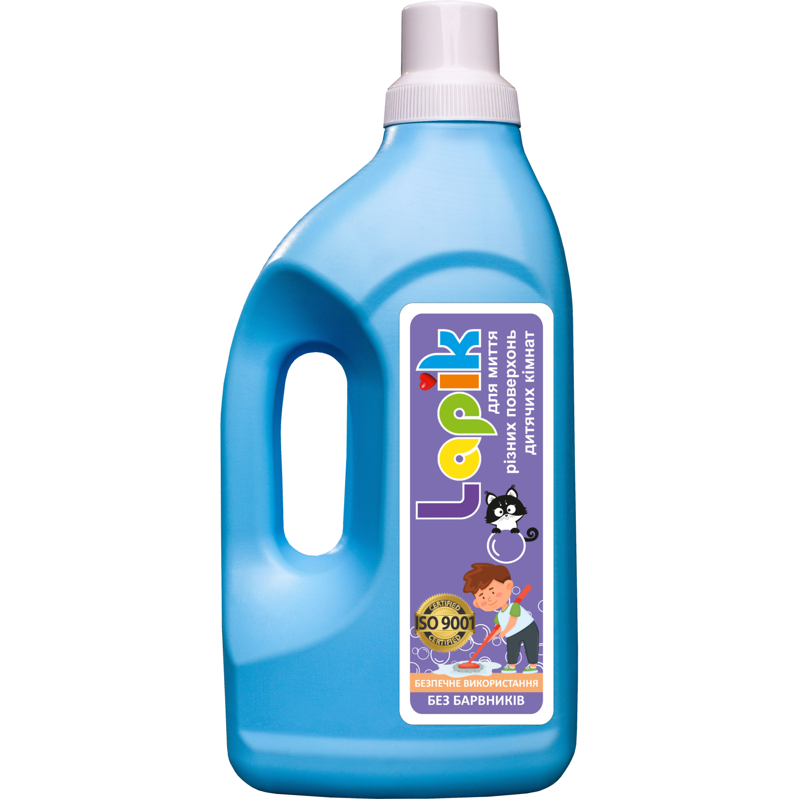Средство для мытья пола Lapik Для мойки разных поверхностей детских комнат Без аромата 1.25 л (4823112601233)