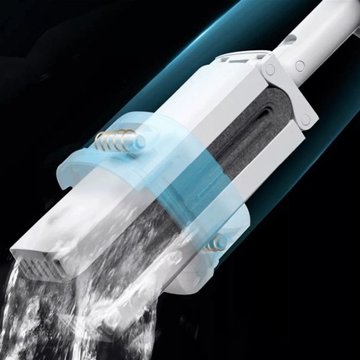 Швабра Xiaomi Blue Fish Sponge Mop White Для сухой и влажной уборки (PU03A) изображение 2