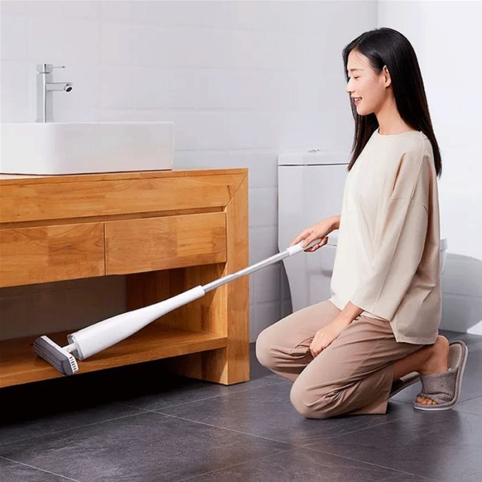 Швабра Xiaomi Blue Fish Sponge Mop White Для сухой и влажной уборки (PU03A) изображение 6