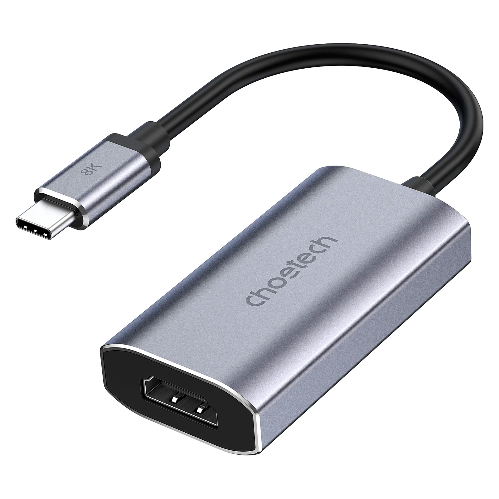 Перехідник USB-C to HDMI 8K 60 Hz Choetech (HUB-H16-GY) зображення 2