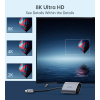 Перехідник USB-C to HDMI 8K 60 Hz Choetech (HUB-H16-GY) зображення 4