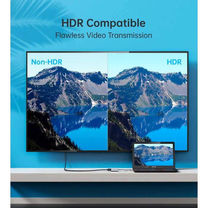 Переходник USB-C to HDMI 8K 60 Hz Choetech (HUB-H16-GY) изображение 7