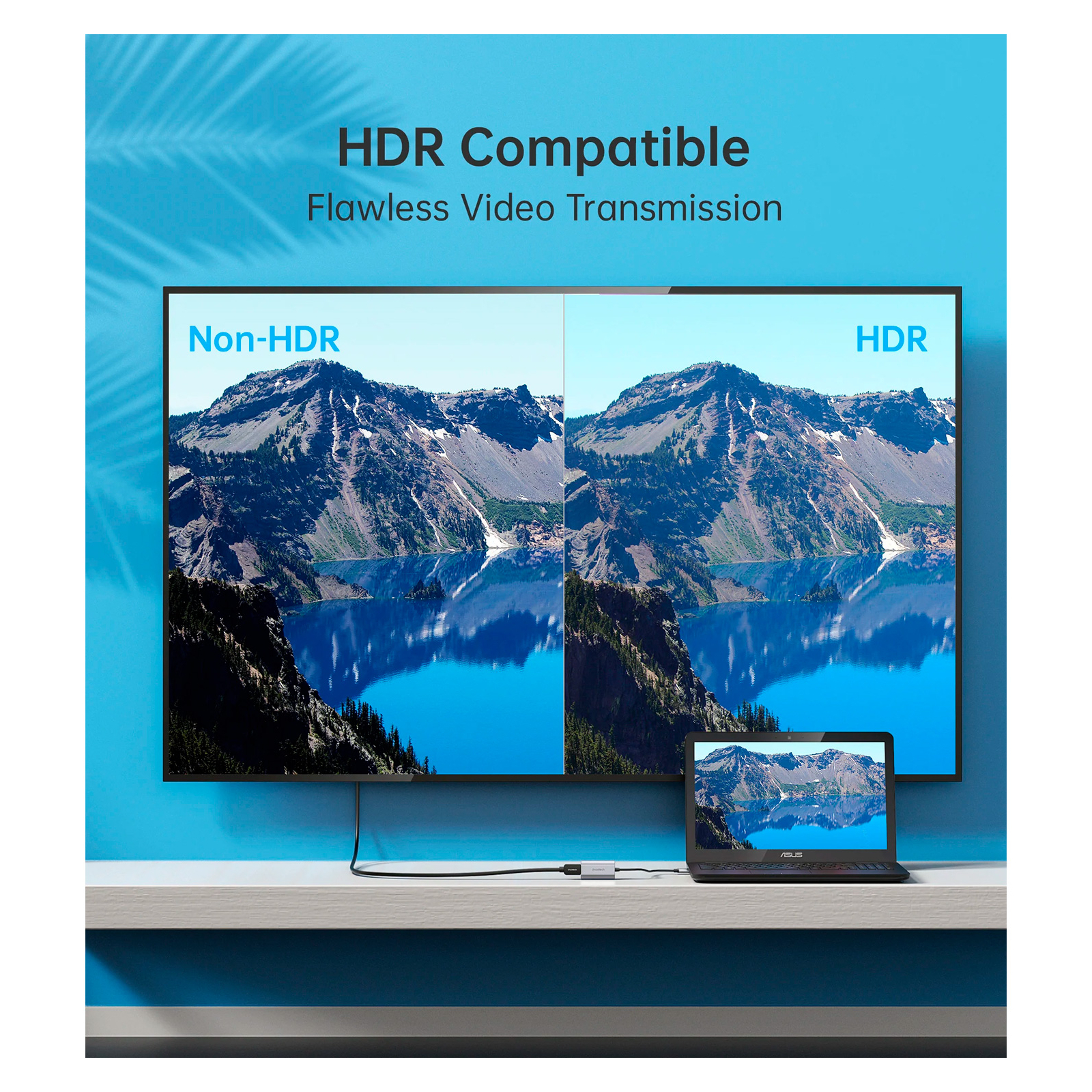 Переходник USB-C to HDMI 8K 60 Hz Choetech (HUB-H16-GY) изображение 7