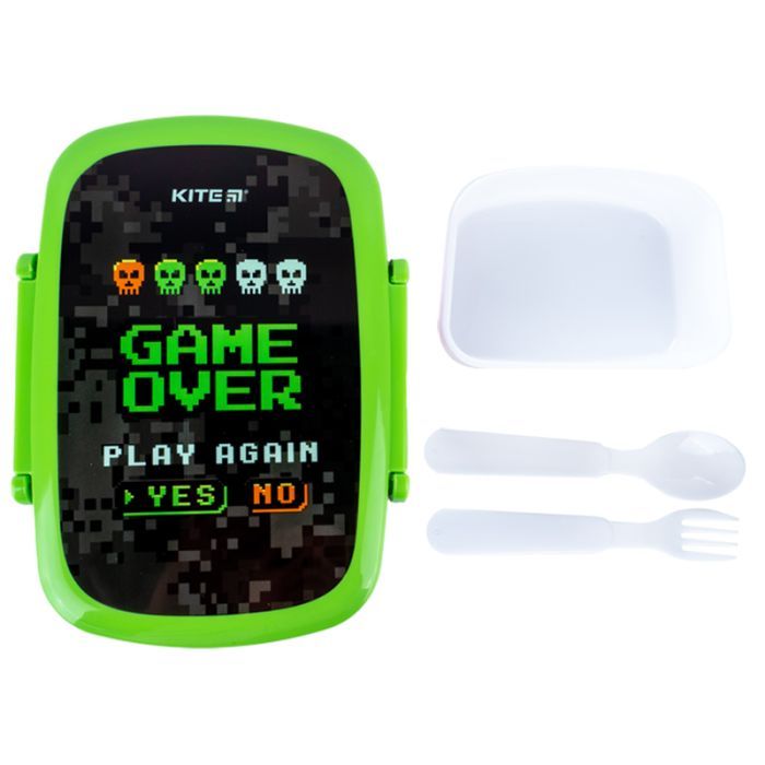 Ланч-бокс детский Kite Game over з наповненням 750 мл (K24-163-1) изображение 4