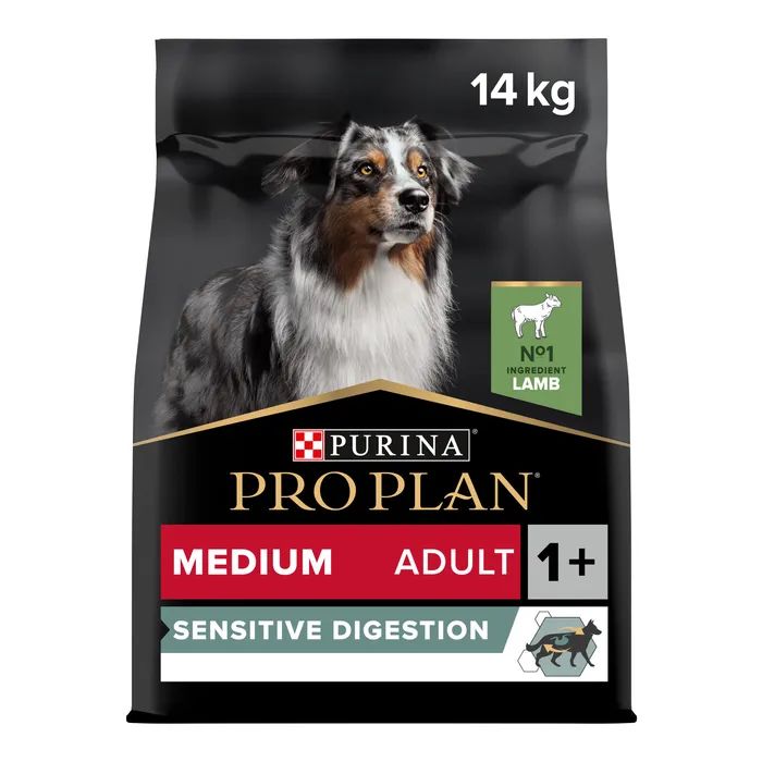 Сухий корм для собак Purina Pro Plan Medium з чутливим травленням (ягня) 14 кг (7613035214774) зображення 2