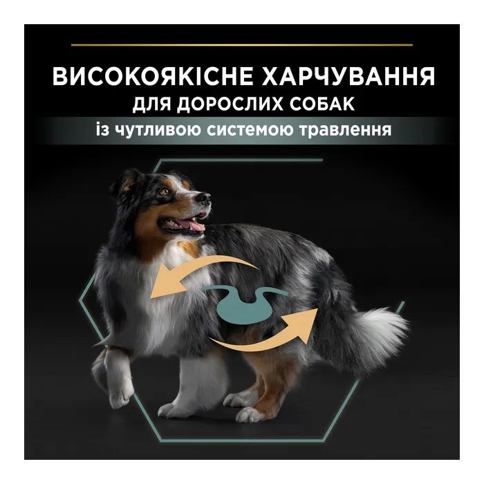 Сухий корм для собак Purina Pro Plan Medium з чутливим травленням (ягня) 14 кг (7613035214774) зображення 6