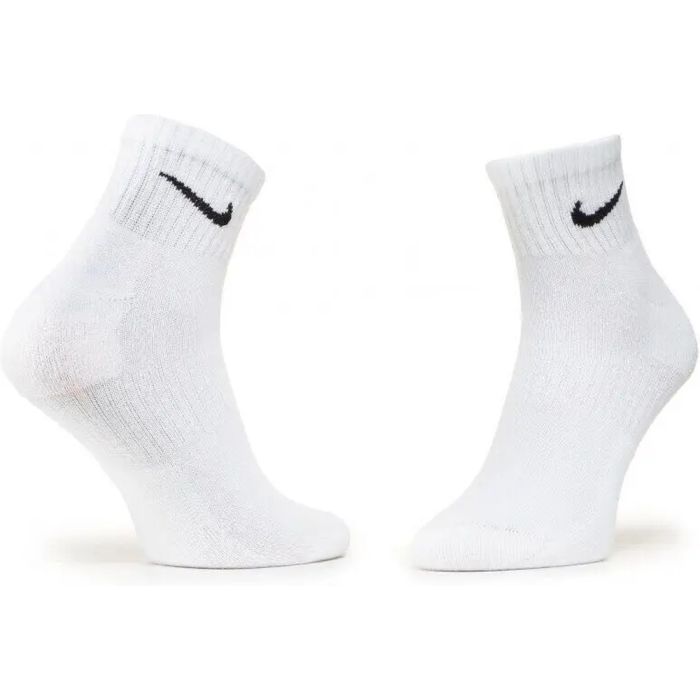 Носки Nike U NK EVERYDAY LTWT ANKLE 3PR SX7677-100 46-50 3 пари Білі (888407239120) изображение 4
