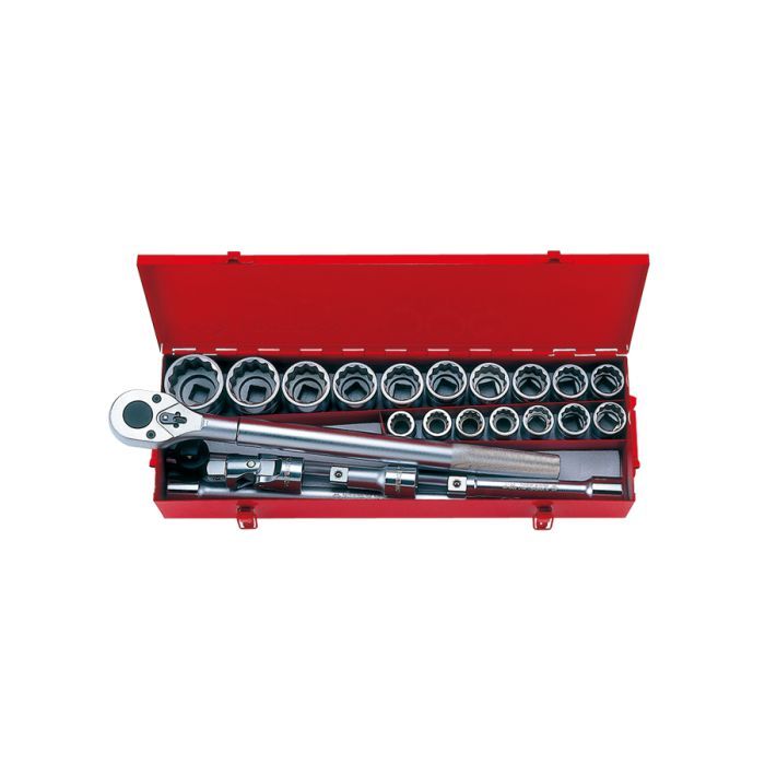 Набор инструментов KING TONY 3/4" 23 шт. 22-50 мм 12-гранных (6023MR)