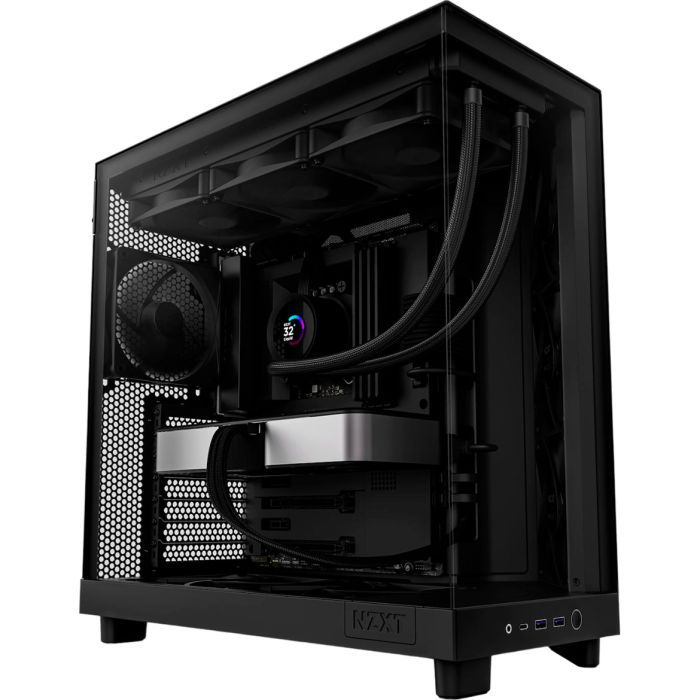 Корпус NZXT H6 Flow All Black (CC-H61FB-01) изображение 6
