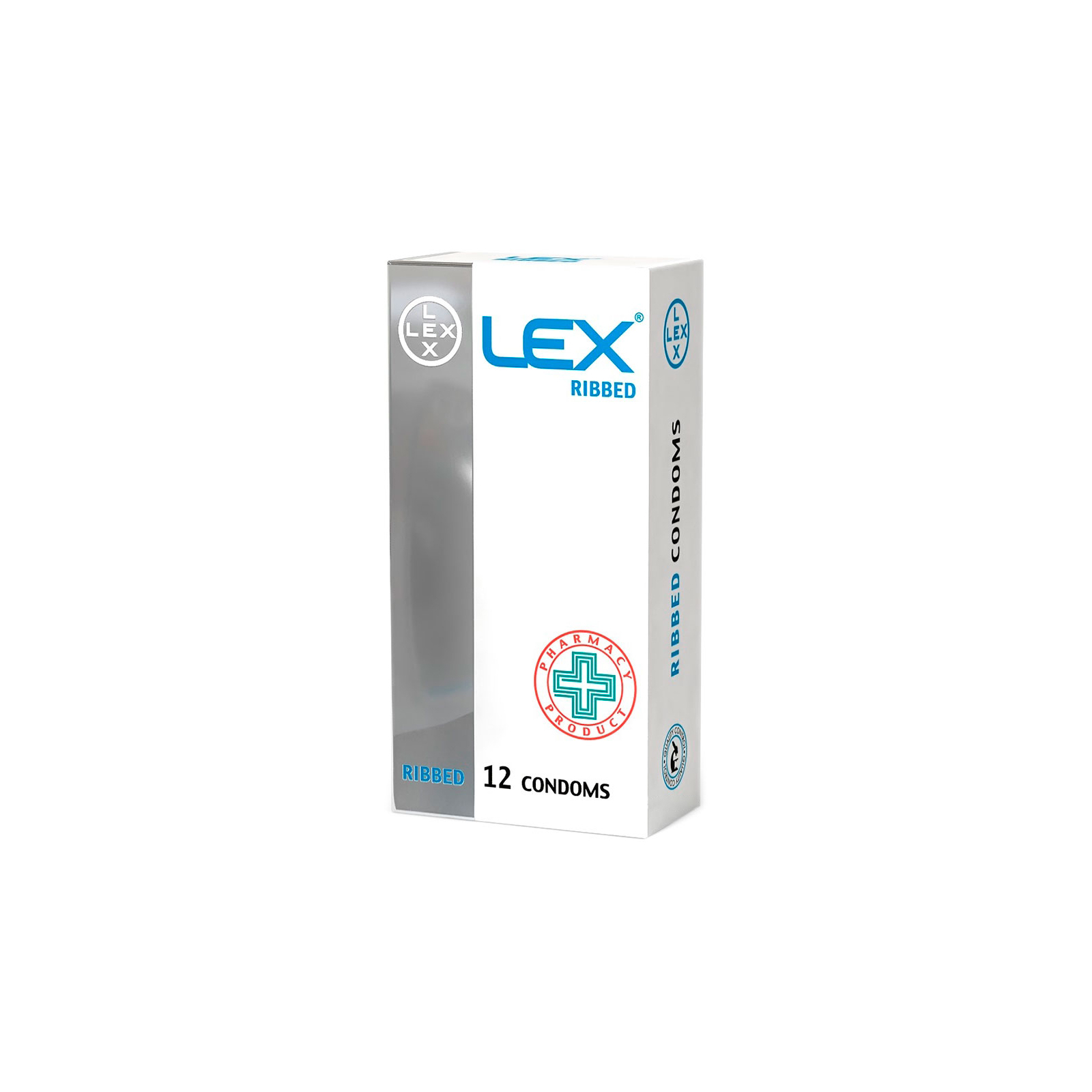 Презервативы Lex Condoms Ribbed 12 шт. (4820144771934)