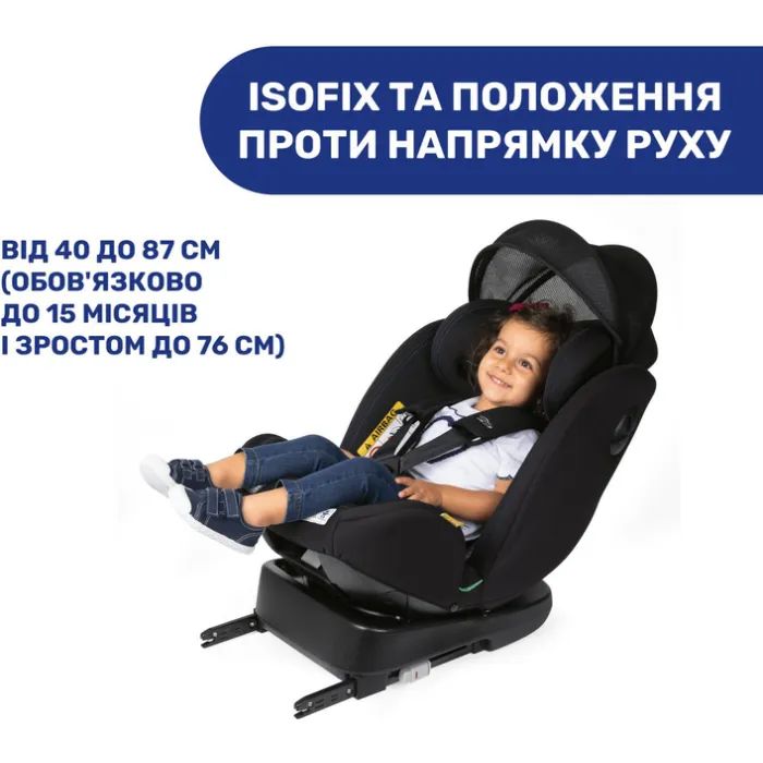 Автокресло Chicco Unico Evo i-Size Air Черное (8058664167326) (87031.72) изображение 5