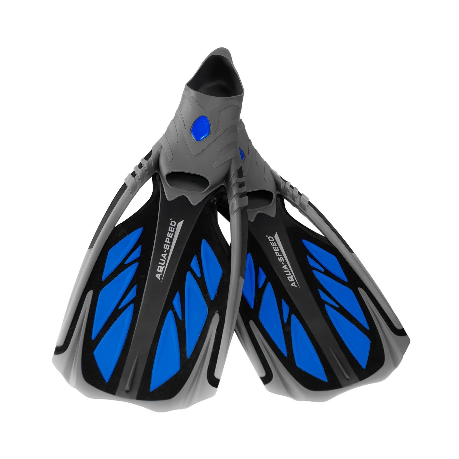 Ласти Aqua Speed Inox 553-11 5112 синій, чорний, сірий 36-37 (5908217651129)