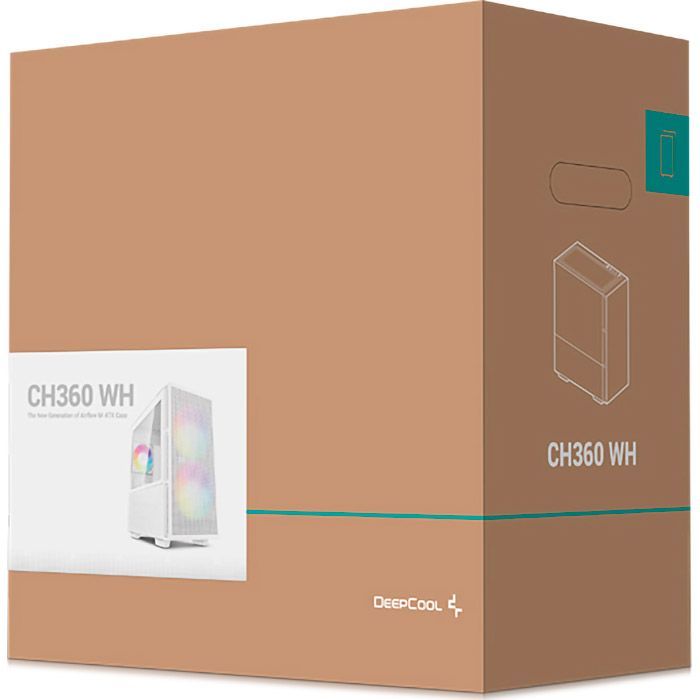 Корпус Deepcool CH360 White изображение 12