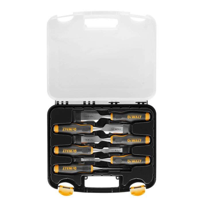 Стамеска DeWALT 6 шт 6,13,19,25,32,38 мм, кейс (DWHT16852-9) изображение 2