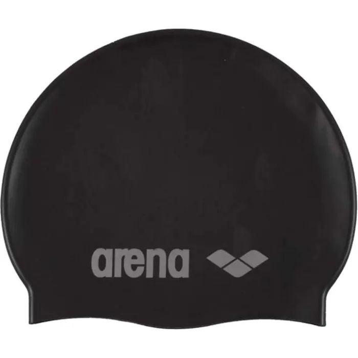Шапка для плавання Arena Classic Silicone JR 91670-044 чорний Діт OSFM (3468333887717)