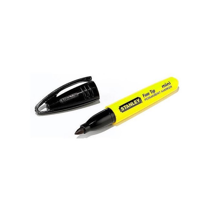 Маркер Stanley Permanent, 90мм, black, с заостренным наконечником (1-47-324) изображение 2
