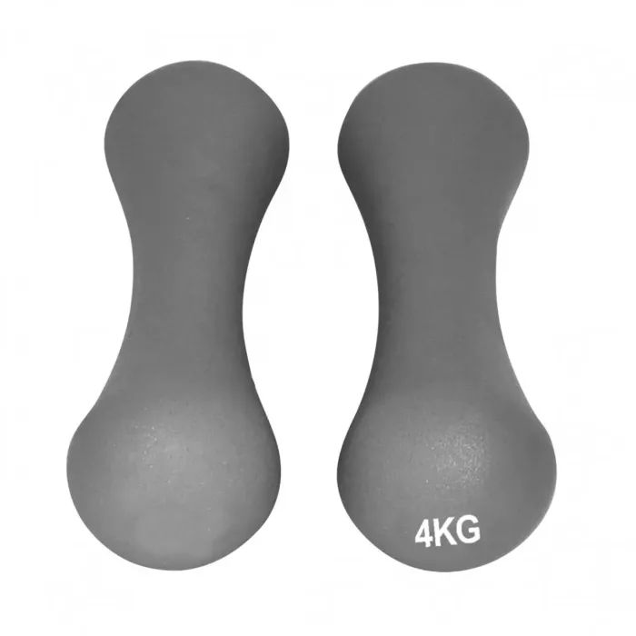 Гантель PowerPlay неопренові 4126 Spartacus 2 х 4 кг Сірі (PP_4126_4kg_2in) изображение 2